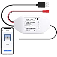 Meross Wi-Fi Controlador de Puerta de Garaje. Se Puede Usar con el Control Remoto Original de la Puerta de Garaje…